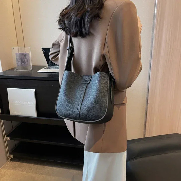 Hot Selling High-quality Solid PU Women's Shoulder Bags New Fashionable Sweet Crossbody Bag Large Capacity Composite Bag