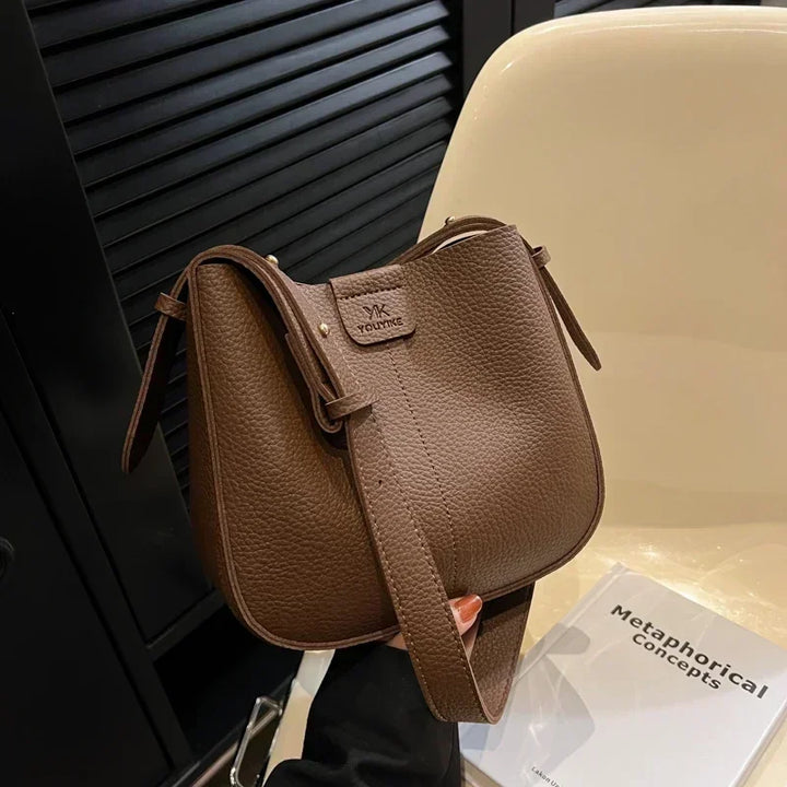 Hot Selling High-quality Solid PU Women's Shoulder Bags New Fashionable Sweet Crossbody Bag Large Capacity Composite Bag