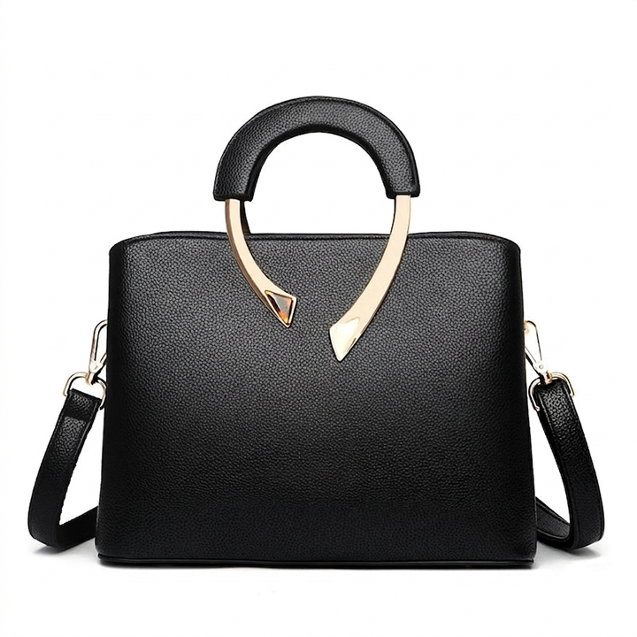 2026 New Style Crossbody Bag Medium Mom Bag Lychee Pattern Large Soft PU Zipper Closure Daily Use Fashionable Ladies Handbag Sac
